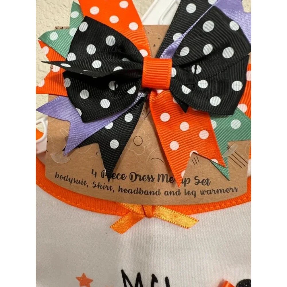 Baby Essentials My First Halloween 4 Piece Tutu Outfit Owl 6M